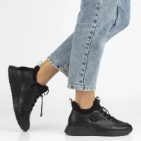 Leather ankle boots Filippo DBT7168/25 BK black