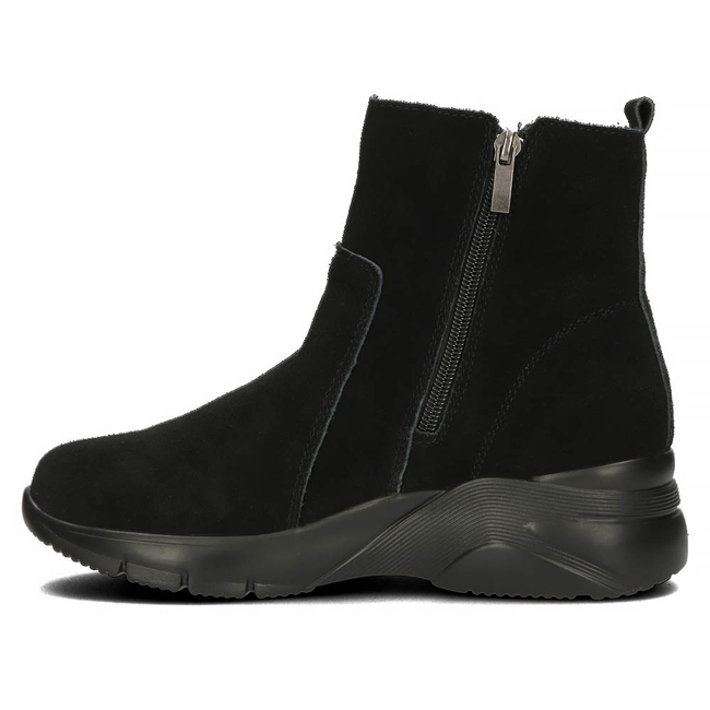 Leather ankle boots Filippo DBT3937/22 BK black