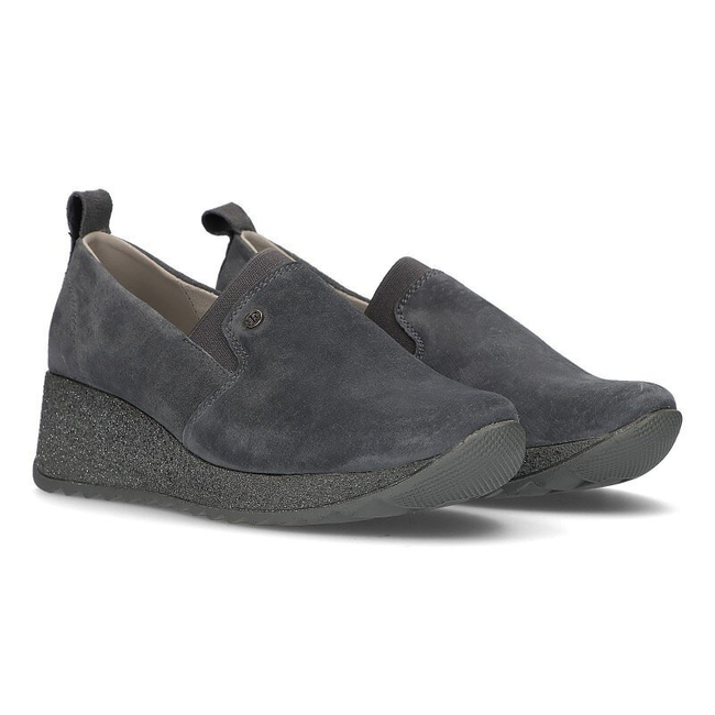 Leather Sneakers Filippo DP1500/21 GR gray