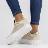 Leather sneakers Filippo 149 beige