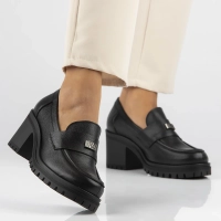 Leather shoes Filippo 20168 black