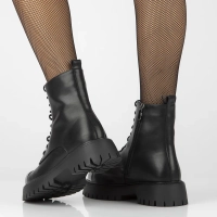 Leather boots Filippo DBT6405/24 BK black