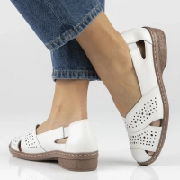Leather shoes Filippo DP7759/26 WH white