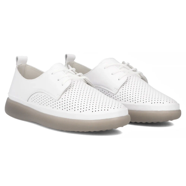 Leather shoes Filippo DP6788/25 WH white