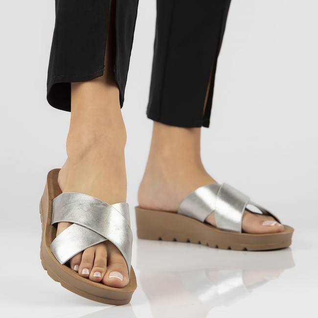 Slippers Filippo DK3611/22 SI silver