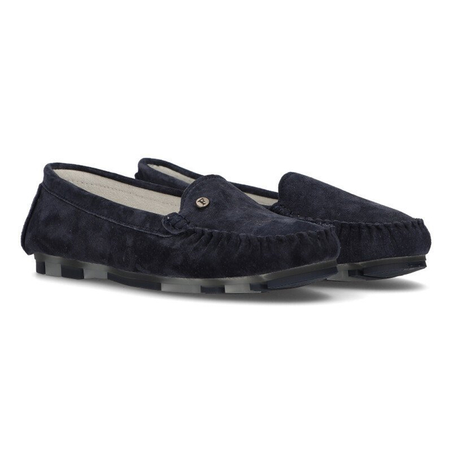 Leather loafers Filippo DP2037/21 NV navy blue