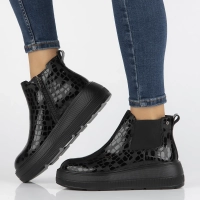 Leather ankle boots Filippo DBT6376/24 BK black