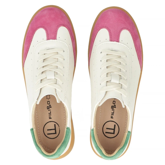 Leather shoes Filippo DP6128/24 BE FH beige