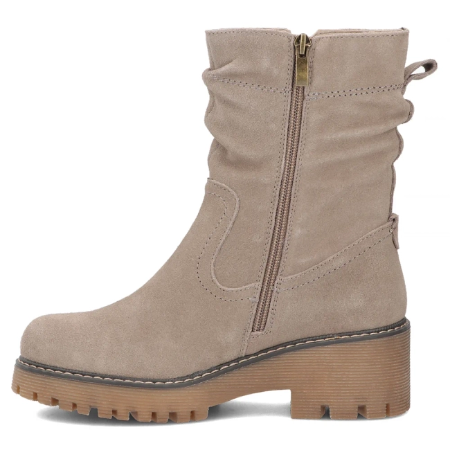 Leather ankle boots Filippo DBT6402/26 TP taupe