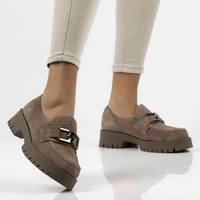 Leather shoes Filippo 20089 beige