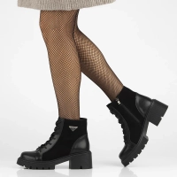 Leather ankle boots Filippo DBT6495/24 BK black