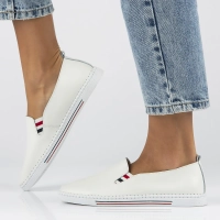 Leather shoes Filippo DP066/24 WH white