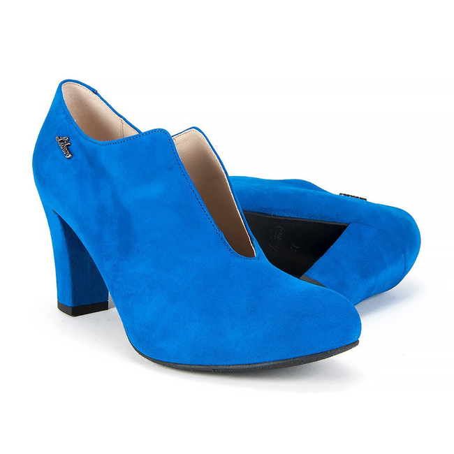 Ankle boots LIBERO 8025 colour 155 blue nubuck