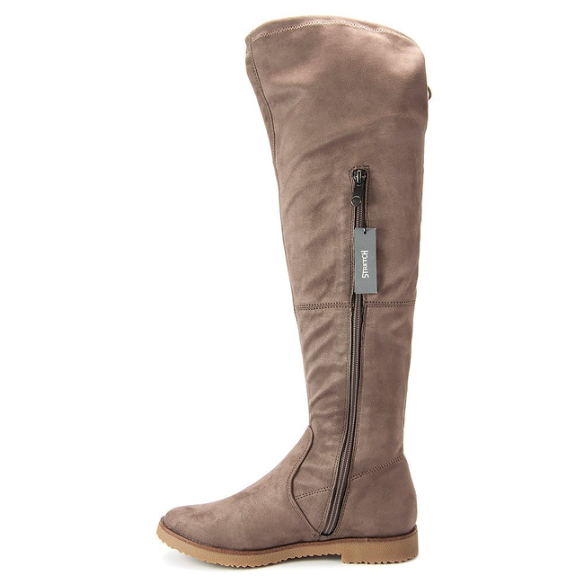 Boots MARCO TOZZI 2-2-25645-29 taupe