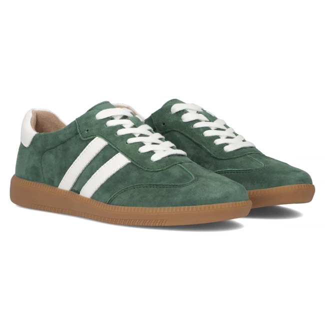 Leather sneakers Filippo DP6741/25 GE green