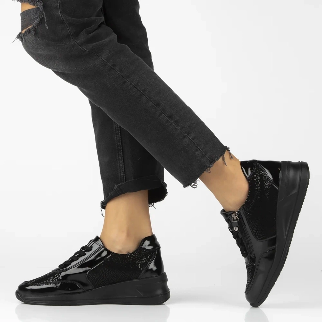 Leather shoes Filippo DP6352/25 BK black