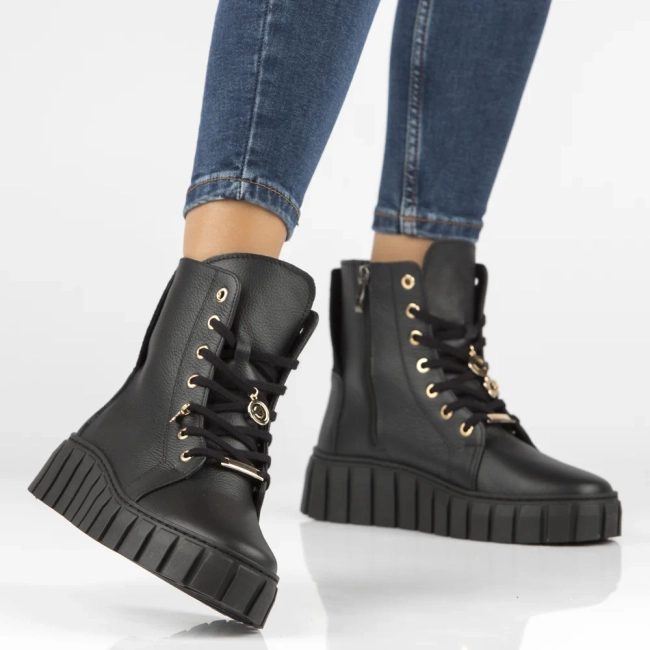 Leather ankle boots Filippo 259 black