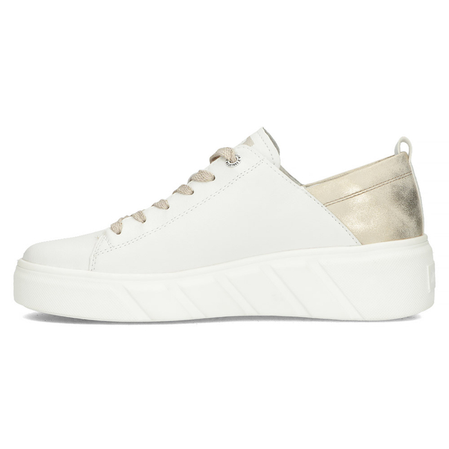 Leather sneakers Rieker W0502-80 white