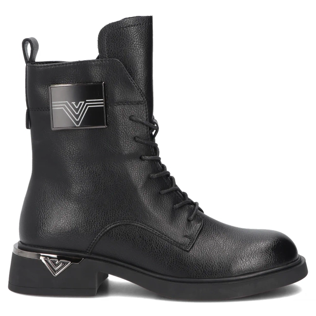 Leather ankle boots Filippo DBT8034/26 BK black