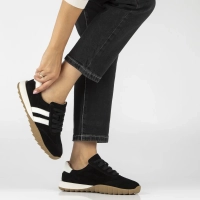 Leather sneakers Filippo DP7534/26 BK black