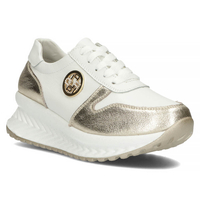 Leather Sneakers Filippo DP3547/22 WH GO white