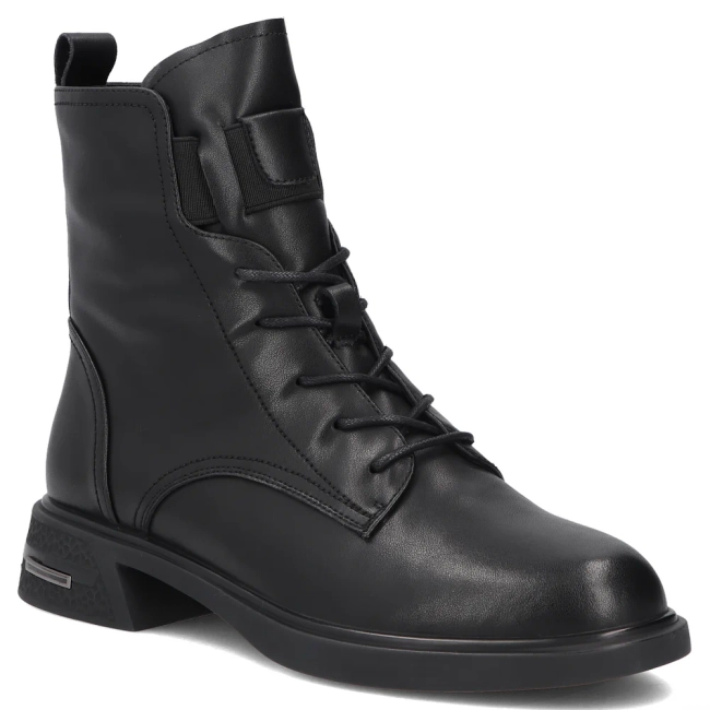 Leather ankle boots Filippo DBT8129/26 BK black