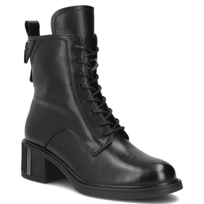 Leather ankle boots Filippo DBT8019/26 BK black