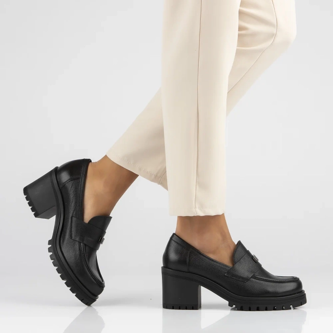 Leather shoes Filippo 20168 black