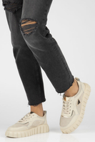 Skórzane sneakersy Filippo DP4533/23 BE beżowe