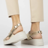 Leather sandals Filippo DS6712/25 GO gold