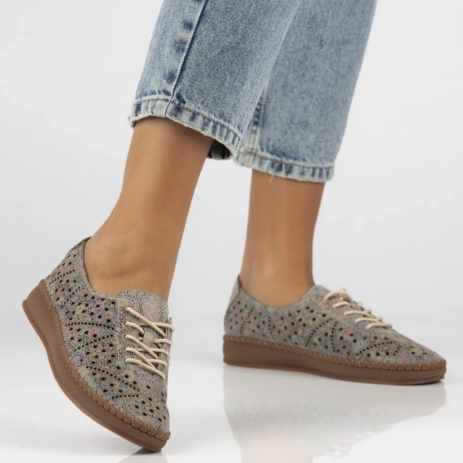 Leather shoes Filippo DP6830/25 MLT multicolor