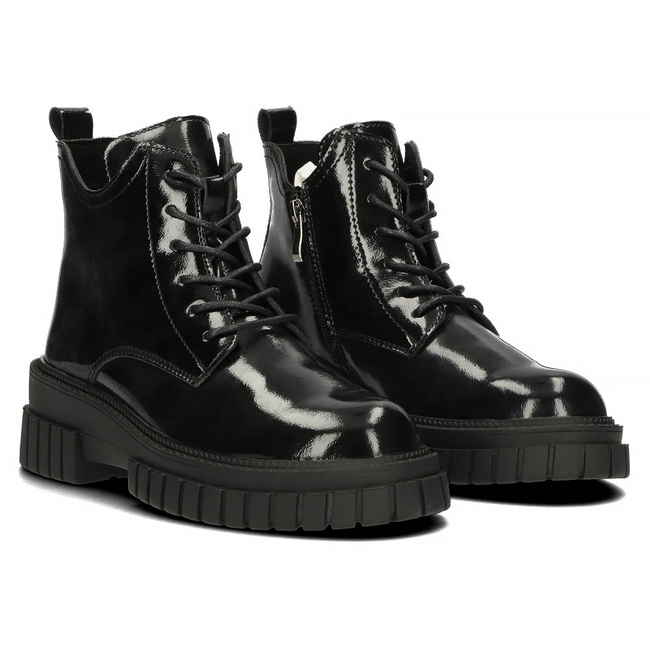 Skórzane botki typu workery Filippo DBT3963/22 BK czarne