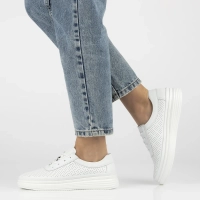 Leather shoes Filippo DP6753/25 WH white