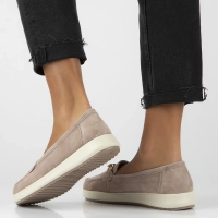 Leather loafers Filippo DP6135/25 TP taupe