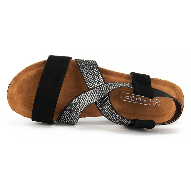 Sandały FILIPPO DS 033/17 BK