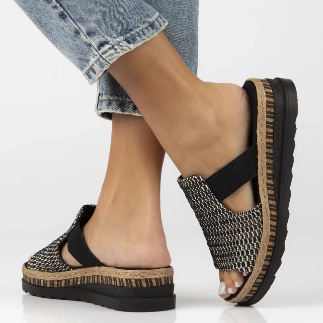 Flip-flops Rieker V7953-00 black