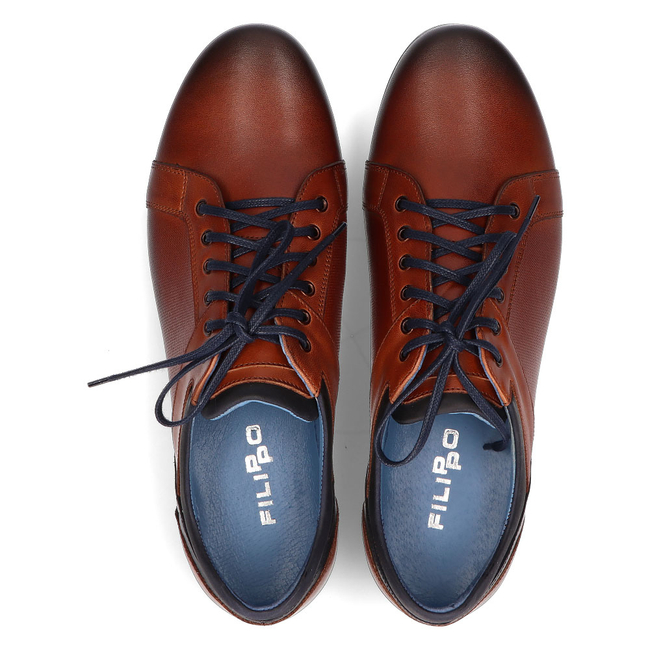 Leather shoes Filippo 1690 brown