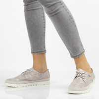 Leather shoes Filippo DP1383/20 GR gray