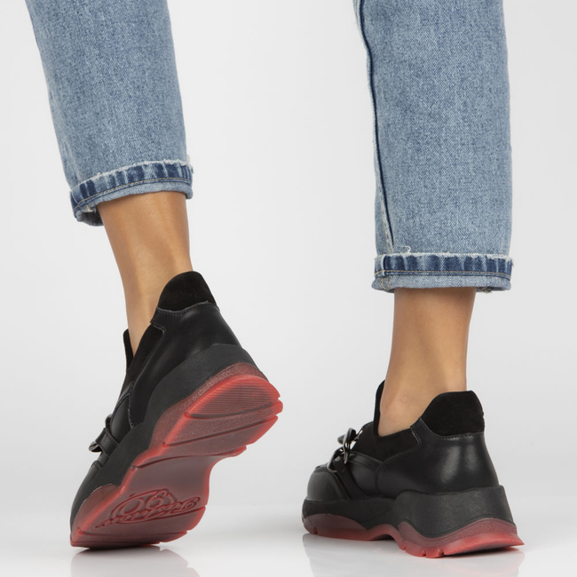 Leather shoes Filippo DP4191/22 BK black