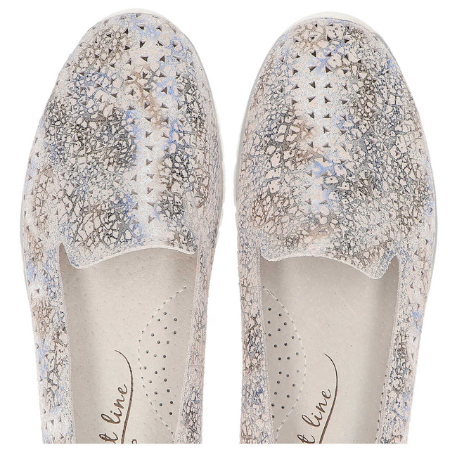 Półbuty Filippo DP663/20 SI Silver