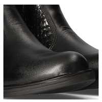 Leather ankle boots Filippo 437s black face kroko