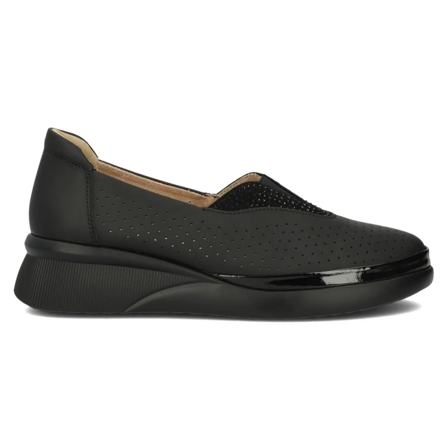 Leather shoes Filippo DP6208/24 BK black