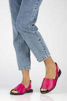 Leather sandals Filippo 40327 fuchsia