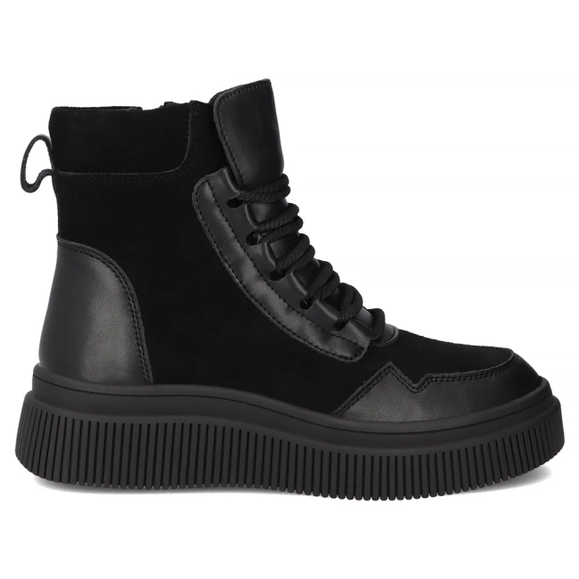 Leather ankle boots Filippo DBT7270/25 BK black