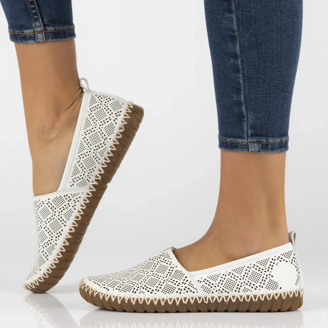 Leather Shoes Filippo M2851-80 white