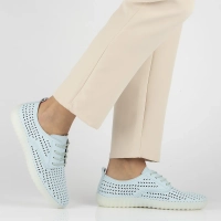 Leather shoes Filippo DP6064/24 BL blue