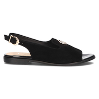 Leather sandals Filippo 116 black suede