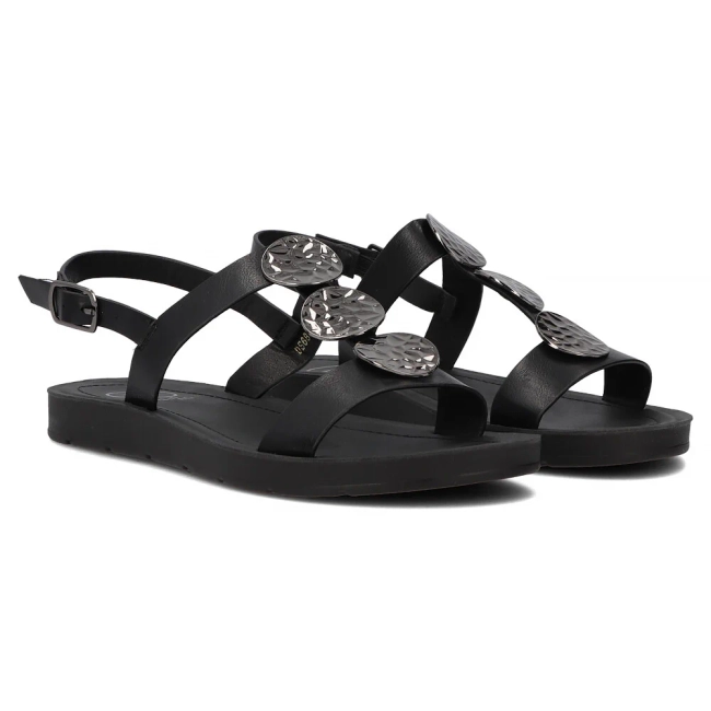 Sandały Filippo DS6885/25 BK czarne