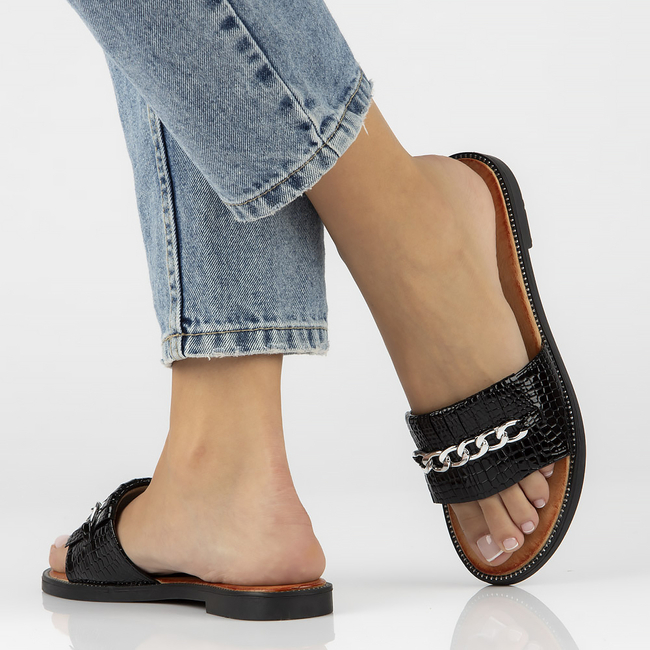 Slippers Filippo DK3671/22 BK black