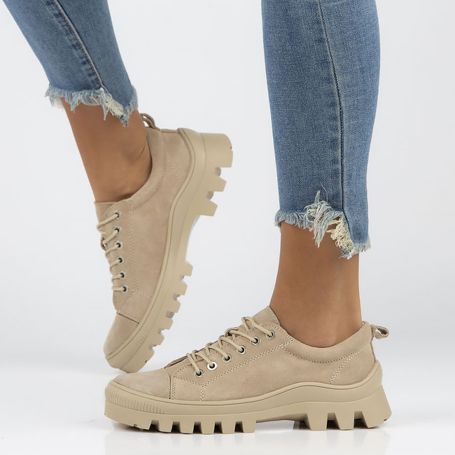 Leather shoes FILIPPO DP3522/22 BE beige